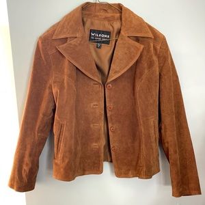 Wilsons The Leather Experts suede leather jacket